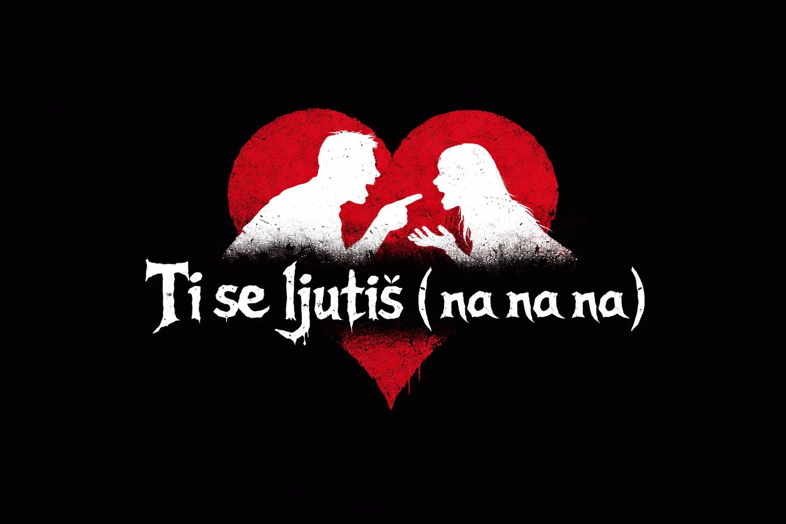 Ti se ljutiš (na na na) — naslovnica singla