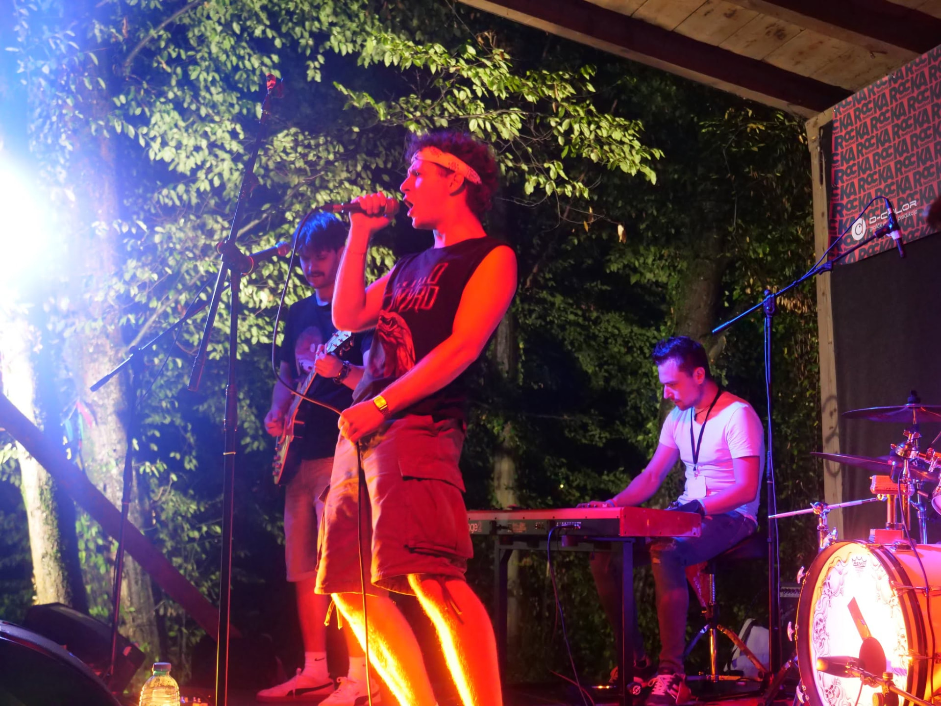 Vokal i klavijature na pozornici RocKA festivala
